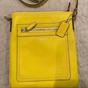 Coach Yellow Crossbody Bag